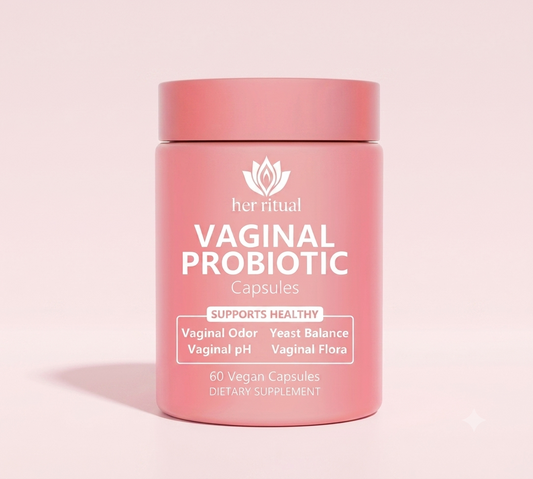 Her Ritual Vaginal Probiotic Capsules — Supports pH Balance, Odor Control & Yeast Balance | 60 Vegan Capsules